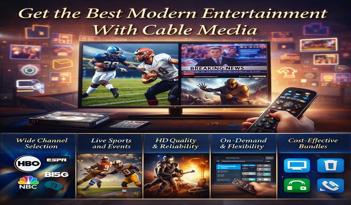 Get The Best Modern Entertainment With Cable Media